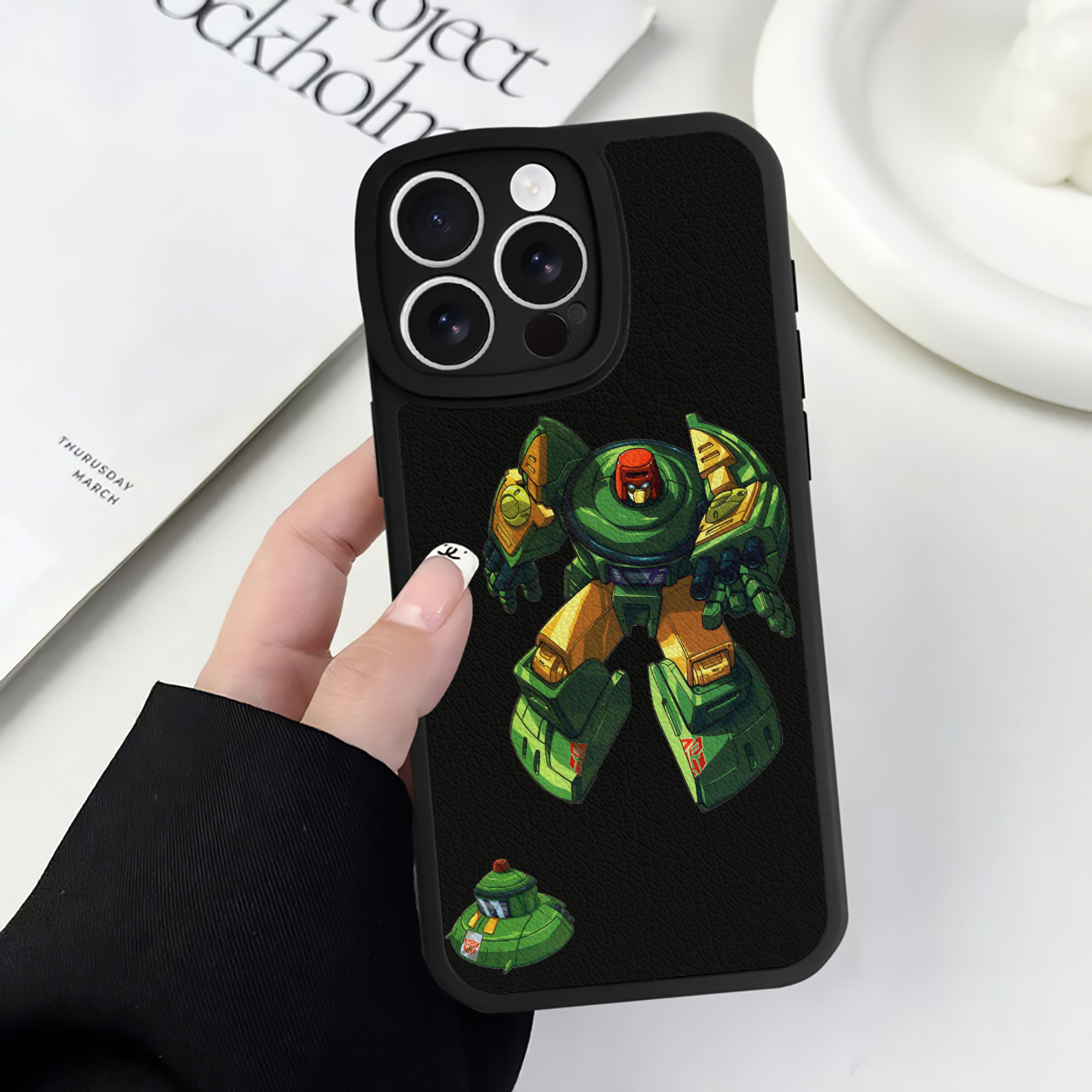 （画像用）  【iPhone 16シリーズ対応】シリコンスマホケース（レザー調） 材質：シリコン